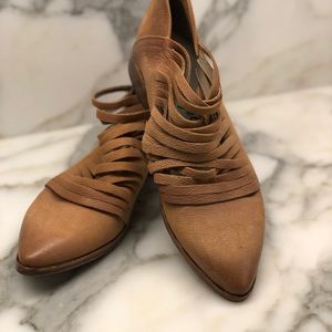 Free People brown leather bootie